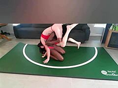 Paris love in steamy fight action