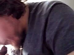 Just chilling with a massive BBC blowjob session today