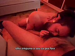 Bearded man sucks 41 cocks in wild amateur blowjob spree