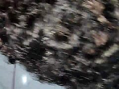 greedy blowjob on muscular black guy