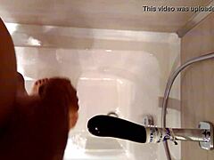 A solo amateur softcore scene featuring a gay man.