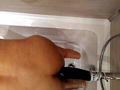 A solo amateur softcore scene featuring a gay man.