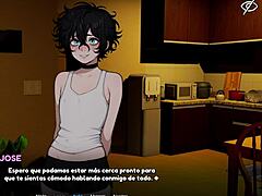 Dreaming of my femboy roommate giving epic dorm blowjob in episode 2.