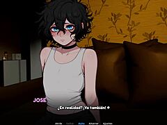 Dreaming of my femboy roommate giving epic dorm blowjob in episode 2.