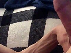 Solo Homemade Amateur Throbbing Cock Action!
