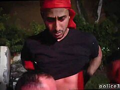 Big black daddies pounding with huge cocks in uniform action! 🔥