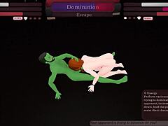 Gorok battles Aven in kinky fight club with wild anal and cumshots.