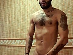 Steamy vibes build up after a hot shower scene.