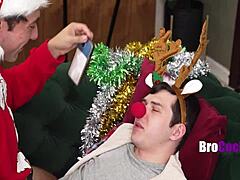 Yo, banging my step bro on Christmas Eve landed me on the naughty list! 🎅🔥