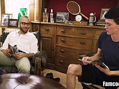 wanna touch me? step gay gets bareback action easy