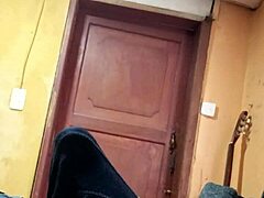 celebrating new year in lingerie solo