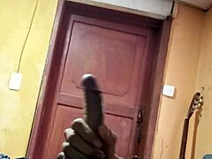 celebrating new year in lingerie solo