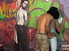 Perdido na Zona XXX with Monster Cock Deepthroat and Bareback Ass Action in Wild Sucking Frenzy