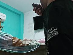 i was getting dressed when i got so horny i started masturbating and then had anal sex with blowjobs