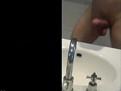 sexy solo cock play with hot cumshot finish!