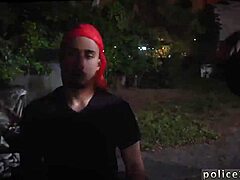 Boys in uniform creampie in wild police threesome! 🚔💦