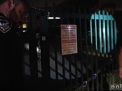 Boys in uniform creampie in wild police threesome! 🚔💦