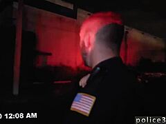 Boys in uniform creampie in wild police threesome! 🚔💦