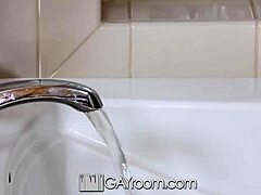 gayroom after bath pounding with damian black and casey everett