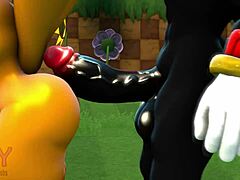 sonic orgy gets wild with rimming and hot loads