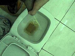 Solo Moment in the Bathroom Caught on Cam