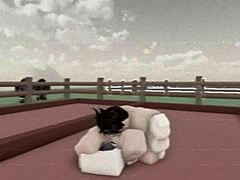 yisus and rave share a fun virtual garden moment