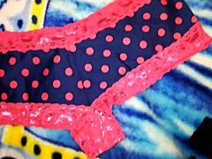 Closet transvestite shimale in wife's thong