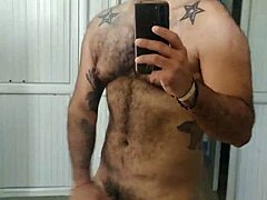 Hell Yeah! Solo Jerk in the Pool Bathroom!