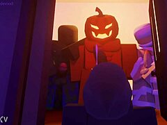 Boy scores big with candy and wild ladyboy action!