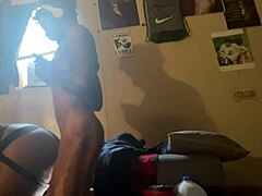 bent over, taking my lover’s hard rod deep