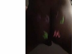 Bad Black Shemale Shows Off That Tight Ass