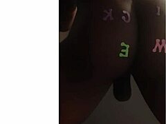 Bad Black Shemale Shows Off That Tight Ass