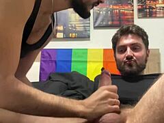 Sucking My Friend’s Dick and Rubbing It Deep!