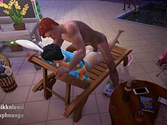 Two boys dominate bunny femboy in rough anal play