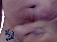 Ever seen a boy jerking in the bathroom?