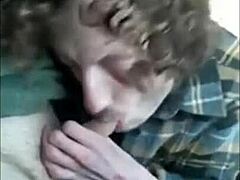 Twink Sucks Buddy's Cock After Work