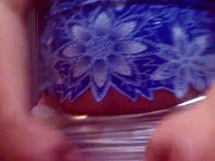 A solo softcore video demonstration