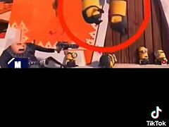 minion gets wild in animated anal play