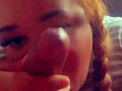 Blowjobqueents travesti devours neighbor's son with eager mouth