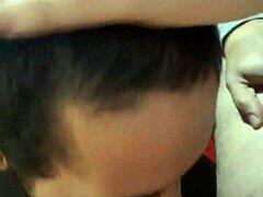 Intensely Sucking My Boyfriend's Cock With Passion