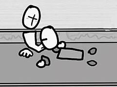 Grunt quietly blows his friend in silence