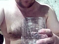 This gay dude savors juice dripping from hard shaft