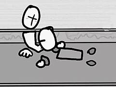 Grunt quietly blows his friend in silence