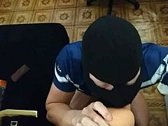 Blowjob on Dildo Turns Into Wild Deepthroat Action!