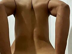 Showing off solo for the camera with machine play