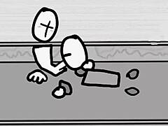 Grunt quietly blows his friend in silence