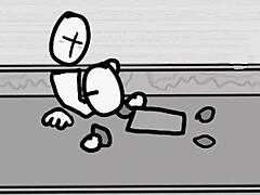 Grunt quietly blows his friend in silence