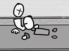 Grunt quietly blows his friend in silence