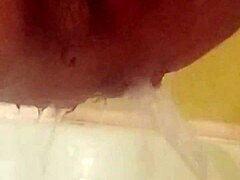 I Masturbate My Tight Anus with Hot Water Stream