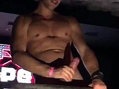 Go-Go Boy Receives Intense Blowjob While Dancing Seductively on Stage